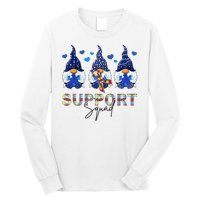 Support Squad Gnome Autism Awareness Month Long Sleeve Shirt