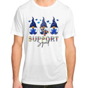 Support Squad Gnome Autism Awareness Month Adult ChromaSoft Performance T-Shirt