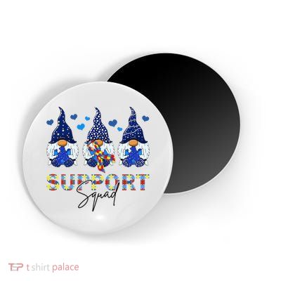 Support Squad Gnome Autism Awareness Month Magnet