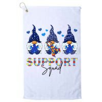 Support Squad Gnome Autism Awareness Month Golf Towel