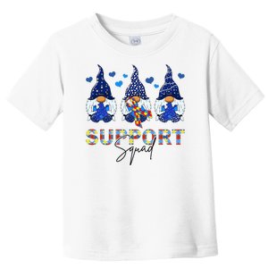 Support Squad Gnome Autism Awareness Month Toddler T-Shirt