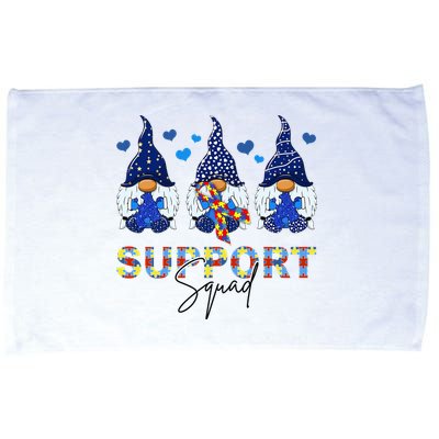 Support Squad Gnome Autism Awareness Month Microfiber Hand Towel