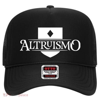 School Spirit Givers Black High Crown Mesh Back Trucker Hat