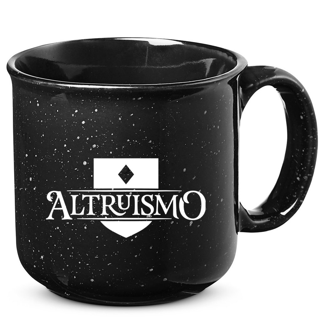 School Spirit Givers Black 15oz Campfire Ceramic Mug