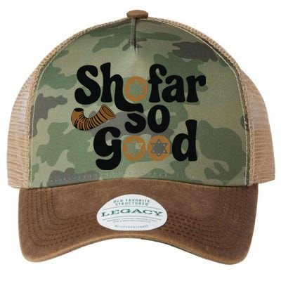 Shofar So Good Funny Rosh Hashanah Jewish Holiday Legacy Tie Dye Trucker Hat