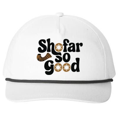 Shofar So Good Funny Rosh Hashanah Jewish Holiday Snapback Five-Panel Rope Hat