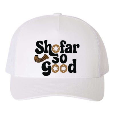 Shofar So Good Funny Rosh Hashanah Jewish Holiday Yupoong Adult 5-Panel Trucker Hat