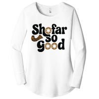 Shofar So Good Funny Rosh Hashanah Jewish Holiday Women's Perfect Tri Tunic Long Sleeve Shirt