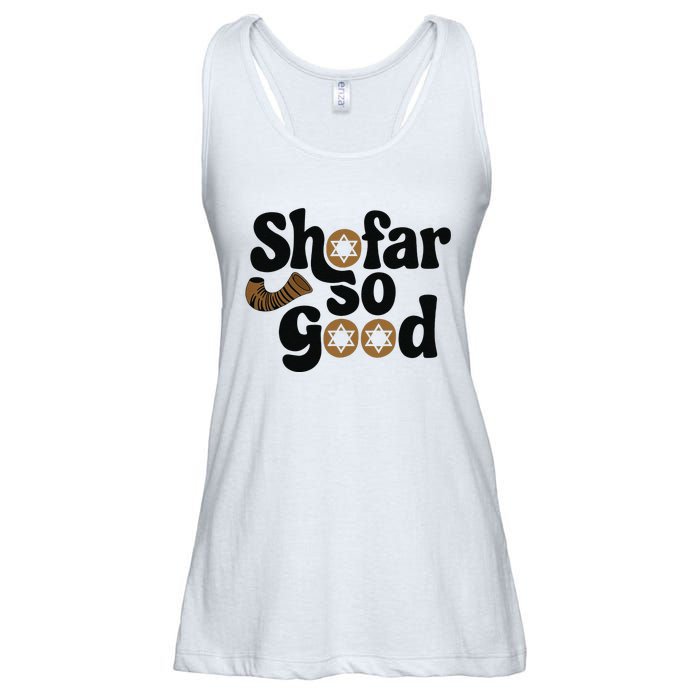 Shofar So Good Funny Rosh Hashanah Jewish Holiday Ladies Essential Flowy Tank