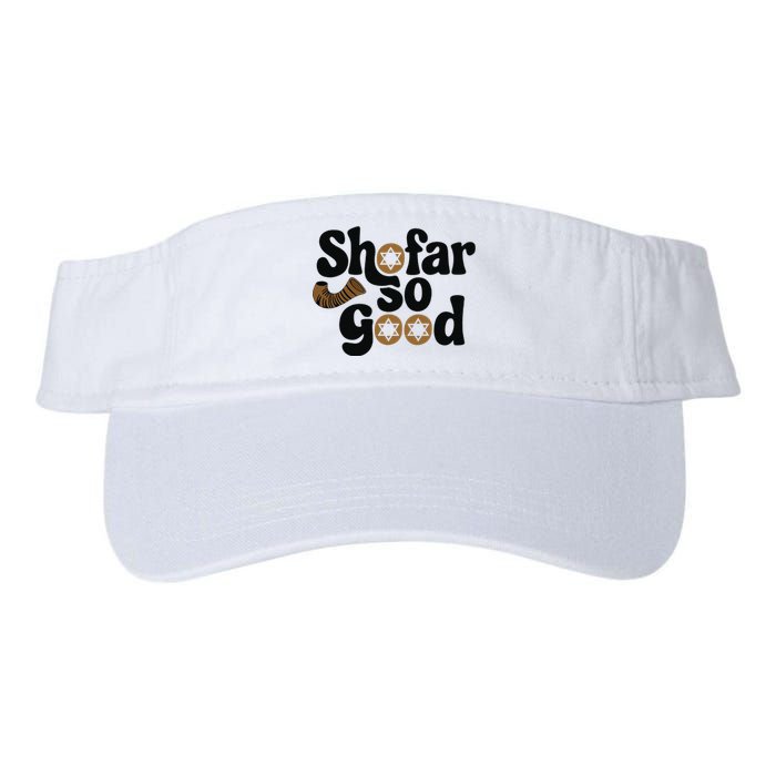 Shofar So Good Funny Rosh Hashanah Jewish Holiday Valucap Bio-Washed Visor