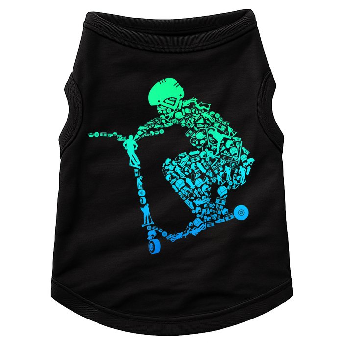 Scooter Stunt Gift Doggie Tank