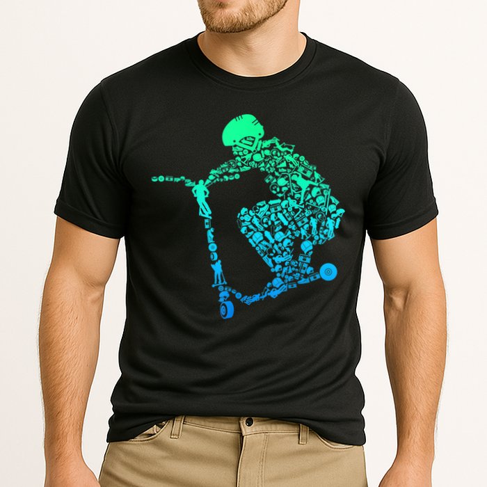 Scooter Stunt Gift Performance Shirt