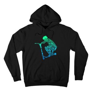 Scooter Stunt Gift For Boys Youth Hoodie