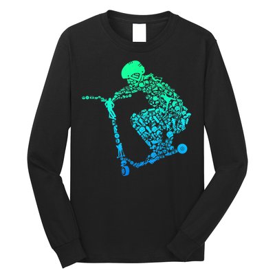 Scooter Stunt Gift Long Sleeve Shirt