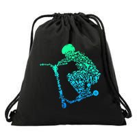 Scooter Stunt Gift Drawstring Bag
