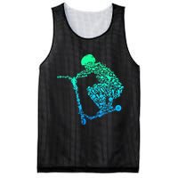 Scooter Stunt Gift Mesh Reversible Basketball Jersey Tank