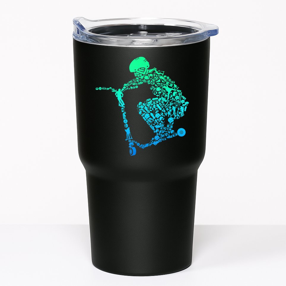 Scooter Stunt Gift Tumbler