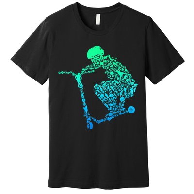 Scooter Stunt Gift Premium T-Shirt