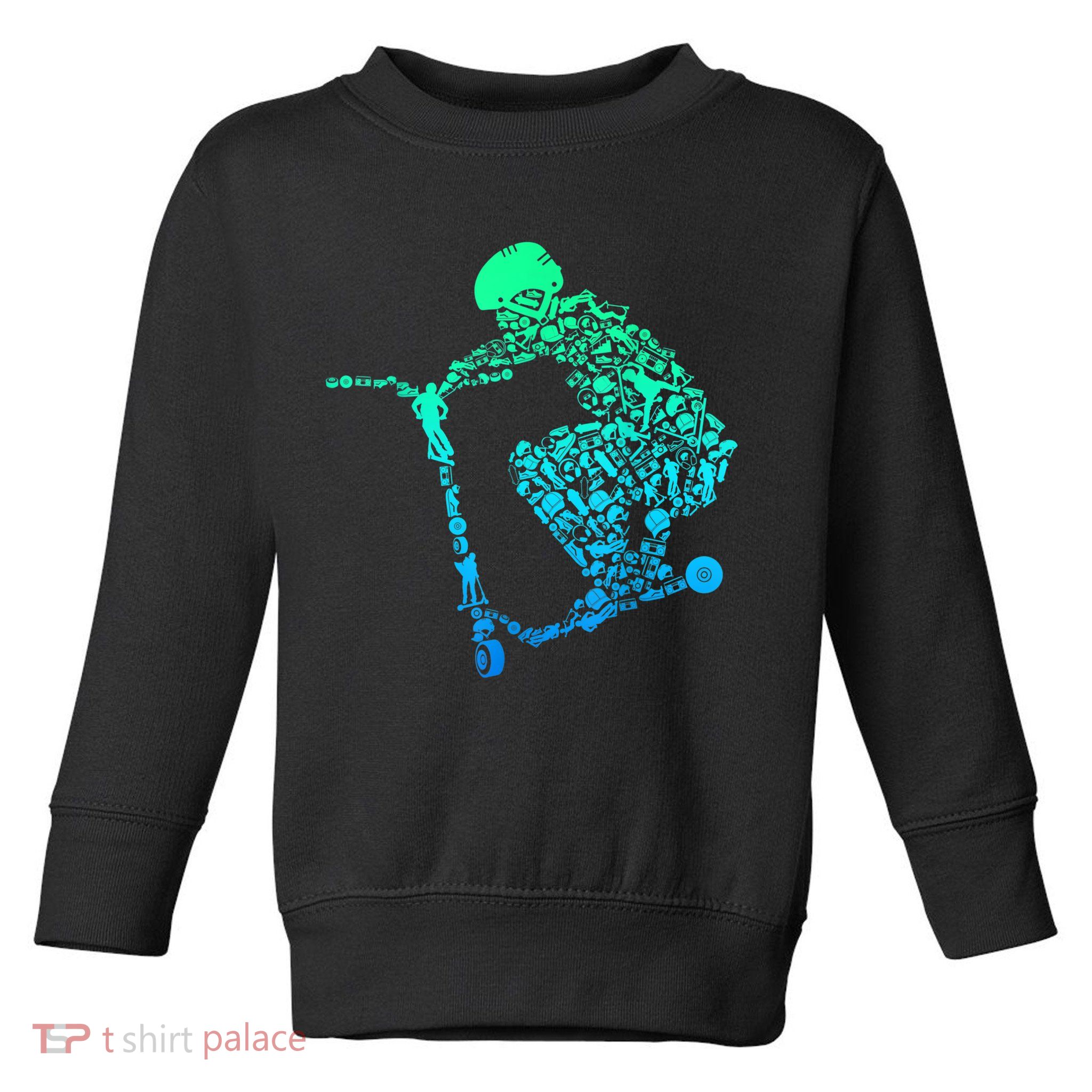Scooter Stunt Gift Toddler Sweatshirt
