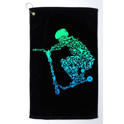 Scooter Stunt Gift Golf Towel