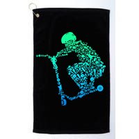 Scooter Stunt Gift Golf Towel