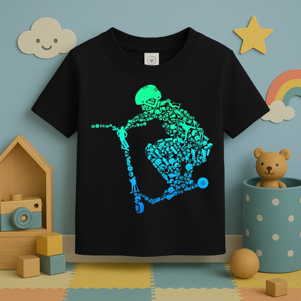 Scooter Stunt Gift Toddler T-Shirt