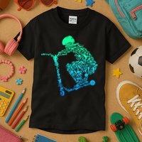 Scooter Stunt Gift Kids T-Shirt