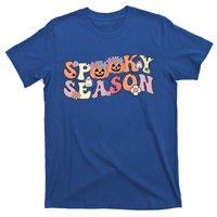 Spooky Season Groovy Ghost Retro Vintage Halloween Ghost Gift T-Shirt