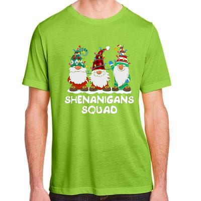 Shenanigans Squad Gnomes Pajamas Family Matching Christmas Adult ChromaSoft Performance T-Shirt