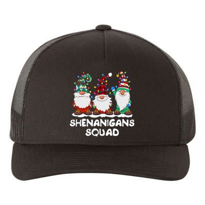 Shenanigans Squad Gnomes Pajamas Family Matching Christmas Yupoong Adult 5-Panel Trucker Hat