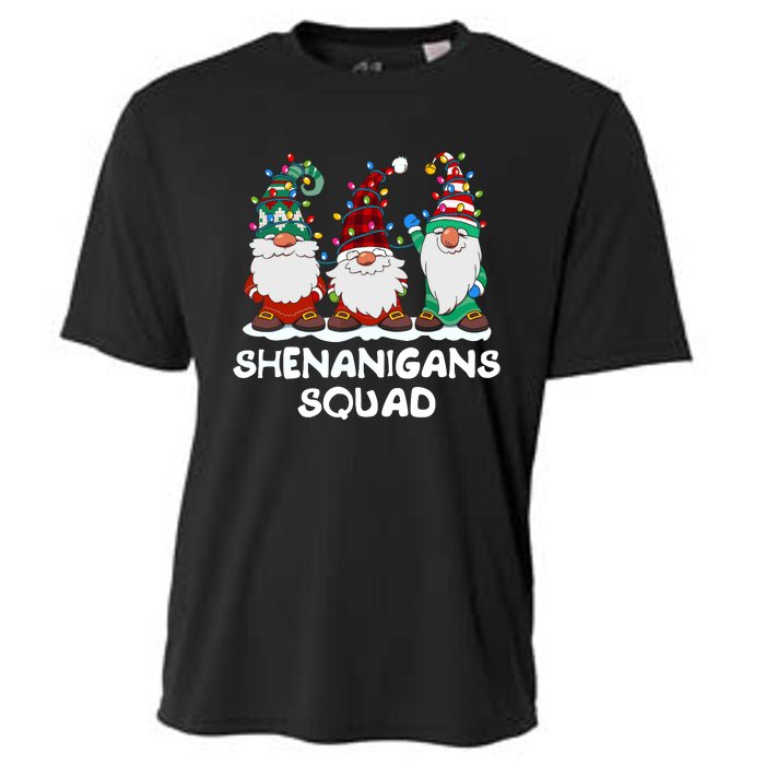 Shenanigans Squad Gnomes Pajamas Family Matching Christmas Cooling Performance Crew T-Shirt