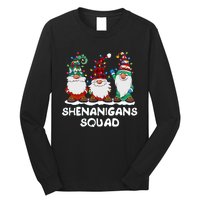 Shenanigans Squad Gnomes Pajamas Family Matching Christmas Long Sleeve Shirt