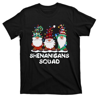 Shenanigans Squad Gnomes Pajamas Family Matching Christmas T-Shirt