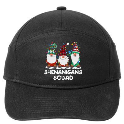 Shenanigans Squad Gnomes Pajamas Family Matching Christmas 7-Panel Snapback Hat