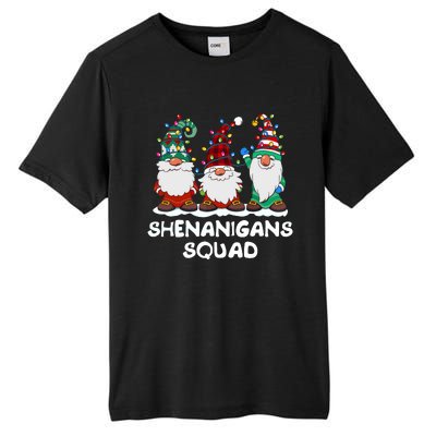 Shenanigans Squad Gnomes Pajamas Family Matching Christmas Tall Fusion ChromaSoft Performance T-Shirt