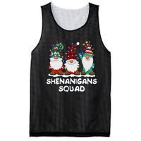 Shenanigans Squad Gnomes Pajamas Family Matching Christmas Mesh Reversible Basketball Jersey Tank