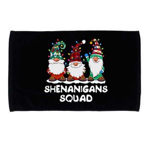 Shenanigans Squad Gnomes Pajamas Family Matching Christmas Microfiber Hand Towel