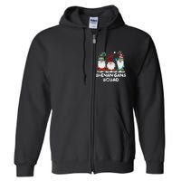 Shenanigans Squad Gnomes Pajamas Family Matching Christmas Full Zip Hoodie