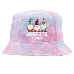 Shenanigans Squad Gnomes Pajamas Family Matching Christmas Tie-Dyed Bucket Hat