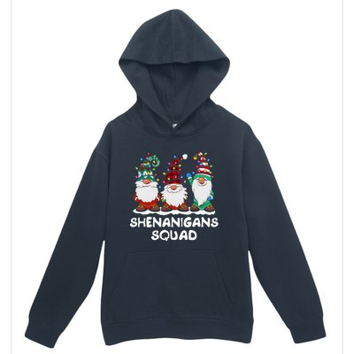 Shenanigans Squad Gnomes Pajamas Family Matching Christmas Urban Pullover Hoodie