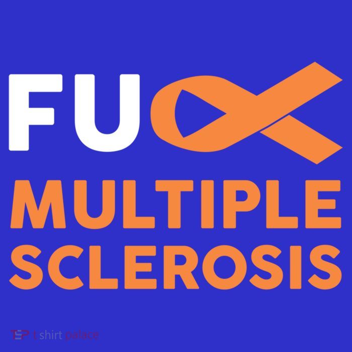 Support Survivor Gift Funny Gift Fuck Ms Multiple Sclerosis Awareness Great Gift 16 in Basic Backpack