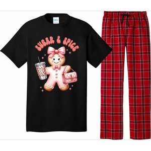 Sugar & Spice Gingerbread Bougie Christmas Retro Cookie Pajama Set