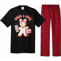 Sugar & Spice Gingerbread Bougie Christmas Retro Cookie Pajama Set