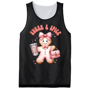 Sugar & Spice Gingerbread Bougie Christmas Retro Cookie Mesh Reversible Basketball Jersey Tank