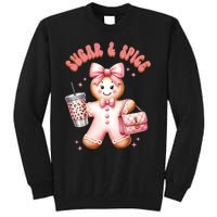 Sugar & Spice Gingerbread Bougie Christmas Retro Cookie Tall Sweatshirt