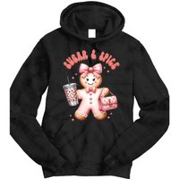 Sugar & Spice Gingerbread Bougie Christmas Retro Cookie Tie Dye Hoodie