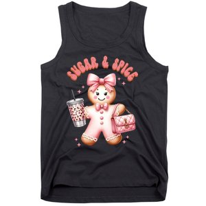 Sugar & Spice Gingerbread Bougie Christmas Retro Cookie Tank Top