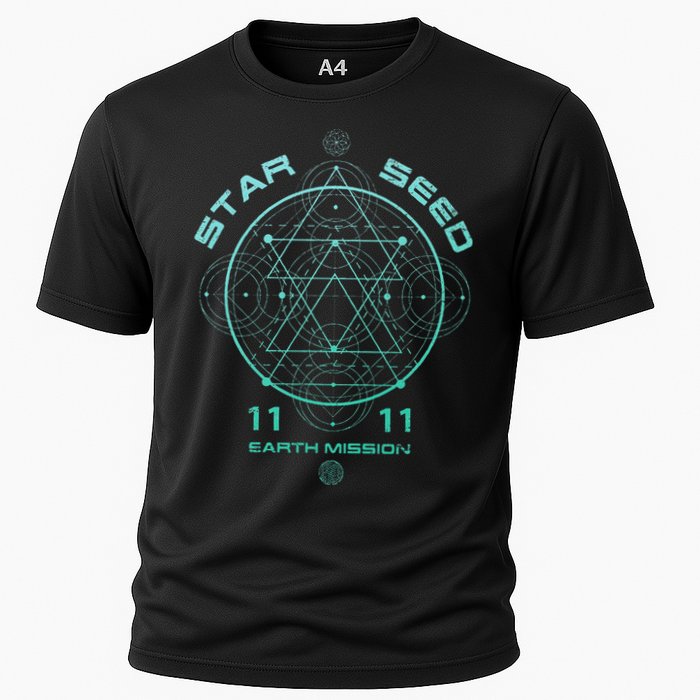 Starseed Sacred Geometry Cooling Performance Crew T-Shirt