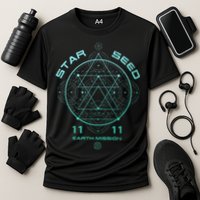 Starseed Sacred Geometry Cooling Performance Crew T-Shirt