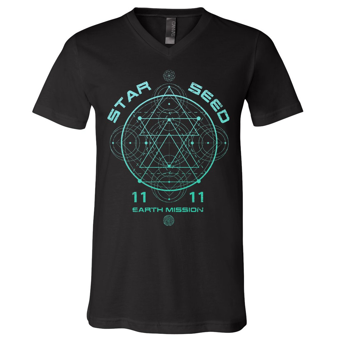 Starseed Sacred Geometry V-Neck T-Shirt